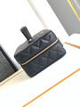 Косметичка Chanel женский кожа черный 156327-3