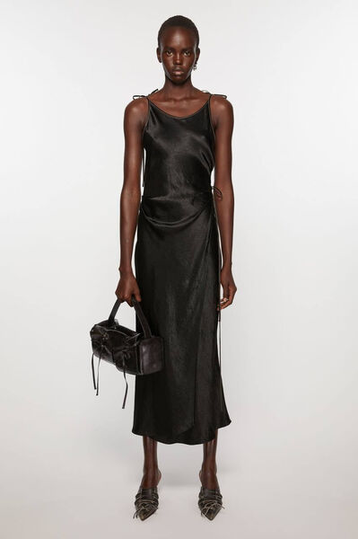 Сумка Acne Studios женский кожа черный 180608-3