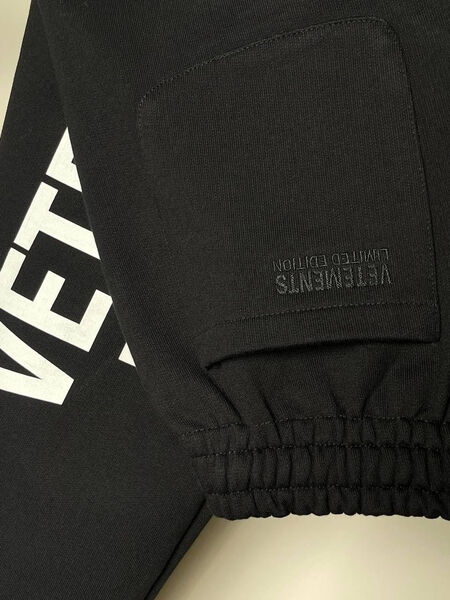 Мужские штаны Vetements мужской черный 136544-7