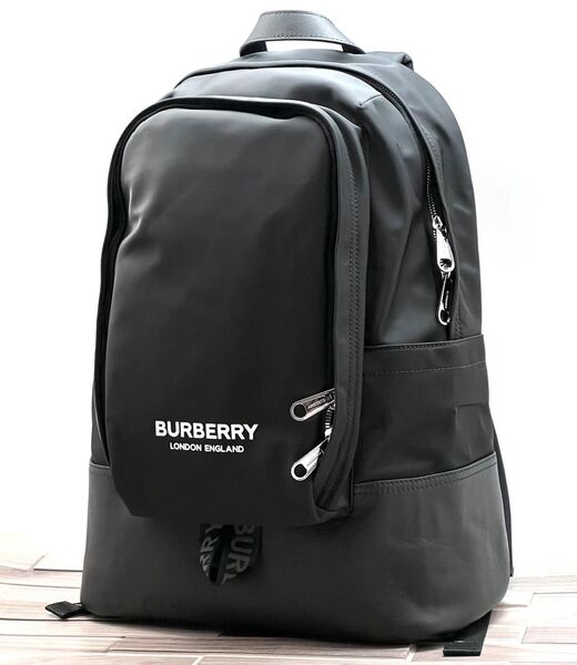Мужской рюкзак Burberry мужской нейлон черный 53336