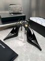 Женские туфли Saint Laurent женский кожа черный f3843227-1-2