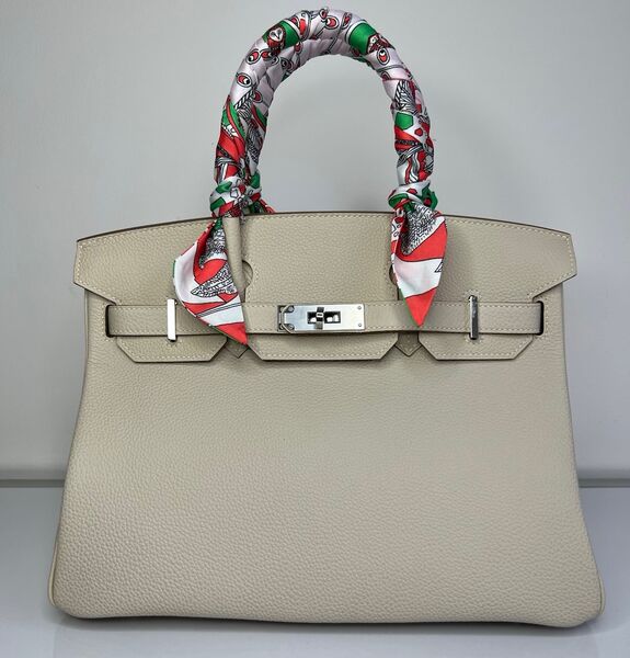 Сумка Hermès Birkin 30 женский кожа бежевый 140087