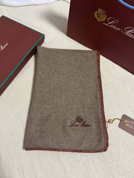 Кашемировый палантин Loro Piana женский кашемир бежевый i5382751-1-3