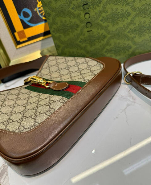 Сумка Gucci женский кожа графитовый 137908-7