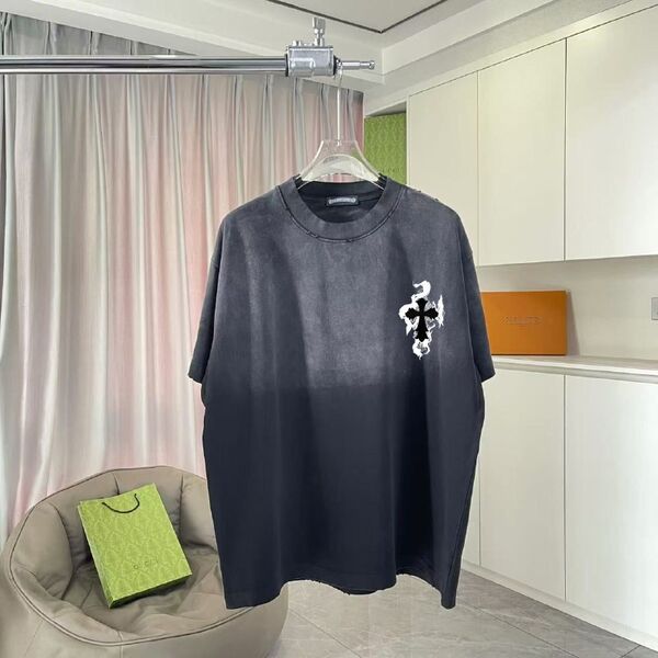 Футболка Chrome Hearts мужской серый