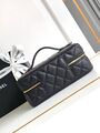 Косметичка Chanel женский кожа черный 153435-4