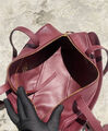 Сумка Balenciaga Carrie женский кожа бордовый 186350-6