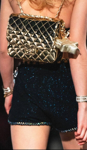 Рюкзак Chanel женский кожа бронзовый 134685-2