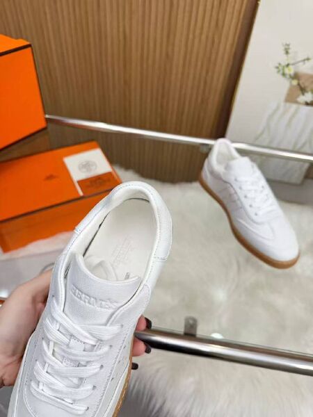 Женские кроссовки Hermes женский кожа белый e1982309-1-7