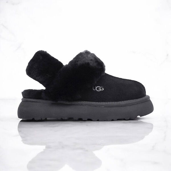 Угги Ugg Slippers Disquette женский замша черный 163218-2