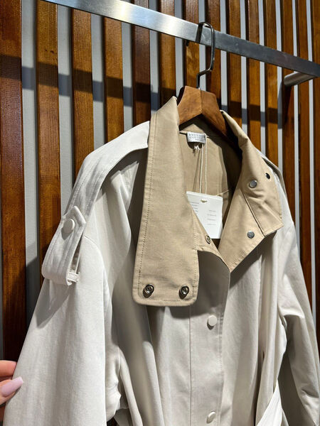 Плащ Brunello Cucinelli женский белый 123206-2