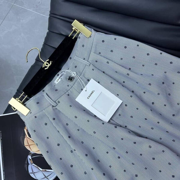 Брюки Chanel женский бирюзовый 142409-3