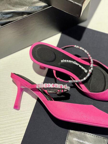 Туфли Alexander Wang женский текстиль розовый 109254-3