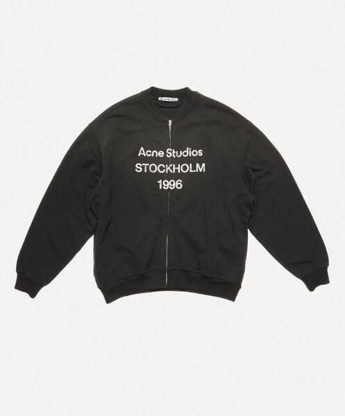 Свитшот на молнии Acne Studios мужской черный t5462570-1-2