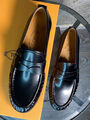 Мужские лоферы Tods мужской кожа черный 159393-3