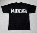 Мужская футболка Balenciaga мужской черный,серебристый 158019