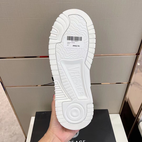 Кроссовки Versace женский кожа белый 36647-4