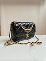 Сумка Chanel женский кожа черный 155758-2
