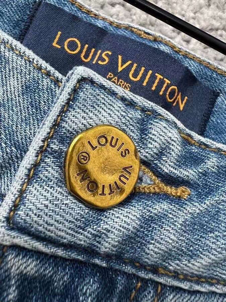 Мужские джинсы Louis Vuitton мужской джинса бирюзовый 118992-5