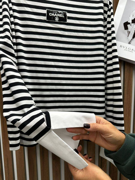 Лонгслив Chanel женский черный 146074-3