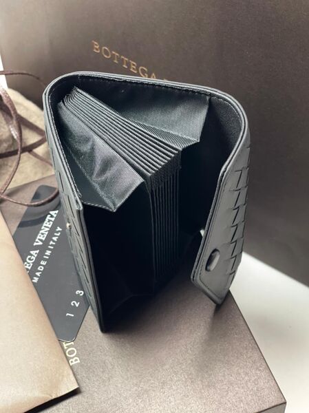 Визитница Bottega Veneta мужской черный 15978-5