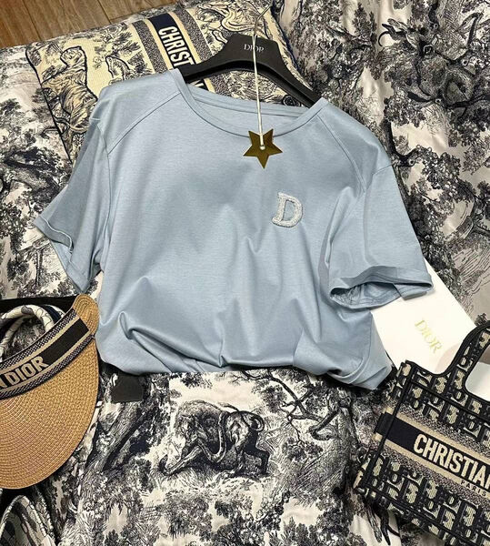 Футболка Christian Dior женский бирюзовый 153861-3