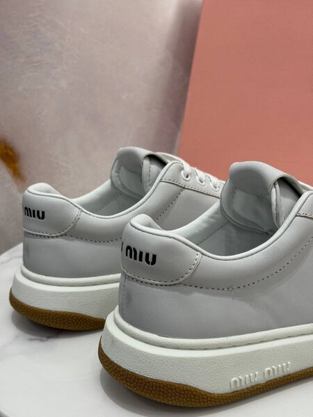 Кеды Miu Miu женский кожа графитовый 146014-4