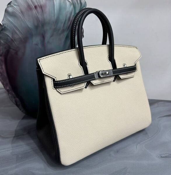 Сумка Hermès Birkin 25 женский кожа черный 150968
