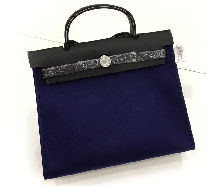 Сумка Hermèsherbag Zip женский кожа черный 75493