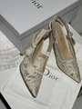 Туфли Christian Dior женский текстиль бежевый 79781-3