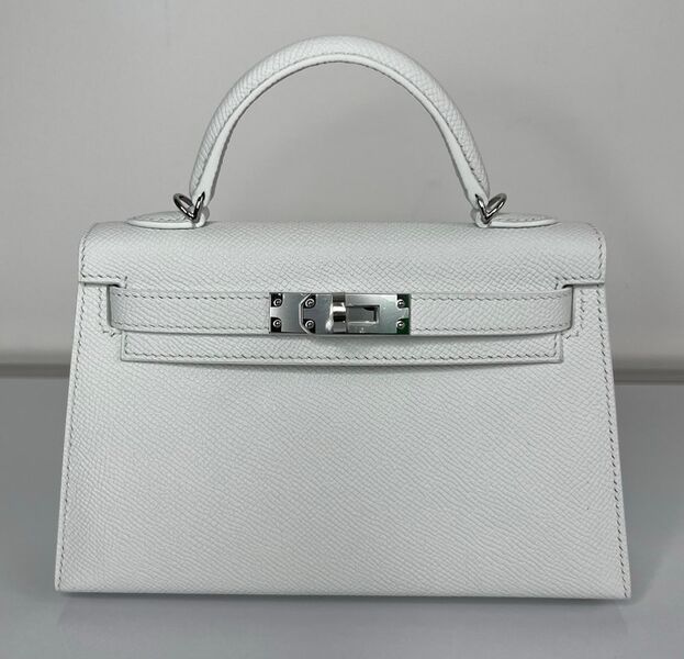 Сумка Hermèskelli 20 Mini женский кожа белый 138073
