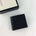 Мужской портмоне Gucci мужской кожа черный 96864-2