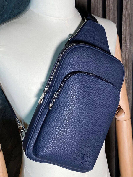 Мужская сумка слинг Louis Vuitton мужской кожа синий 152925