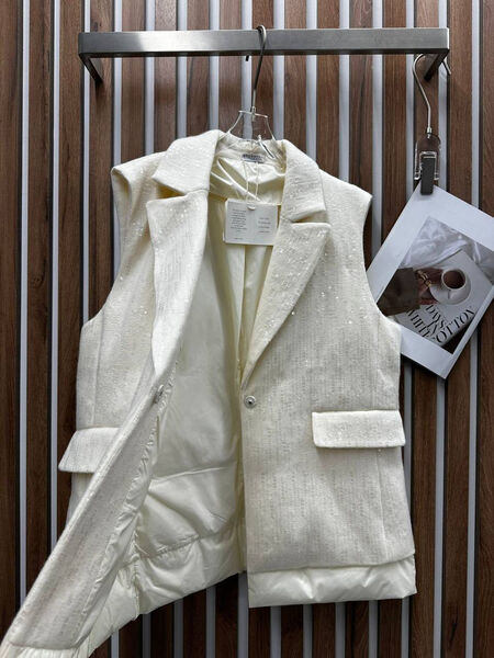Жилет Loro Piana женский графитовый 164374-4
