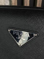 Мужской рюкзак Prada мужской кожа черный 145930-7