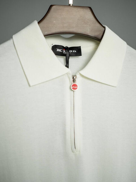 Мужское поло Kiton мужской белый 178967-3