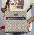 Мужская сумка мессенджер Gucci мужской бежевый 42764-1