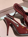 Туфли Miu Miu женский кожа бордовый 146871-2
