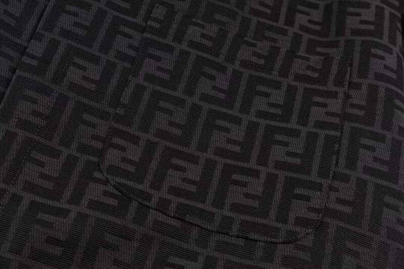 Мужская рубашка Fendi мужской черный 173331-9