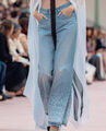 Джинсы Chanel женский джинса бирюзовый 191671-1
