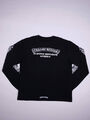 Лонгслив Chrome Hearts мужской черный,серебристый 165958
