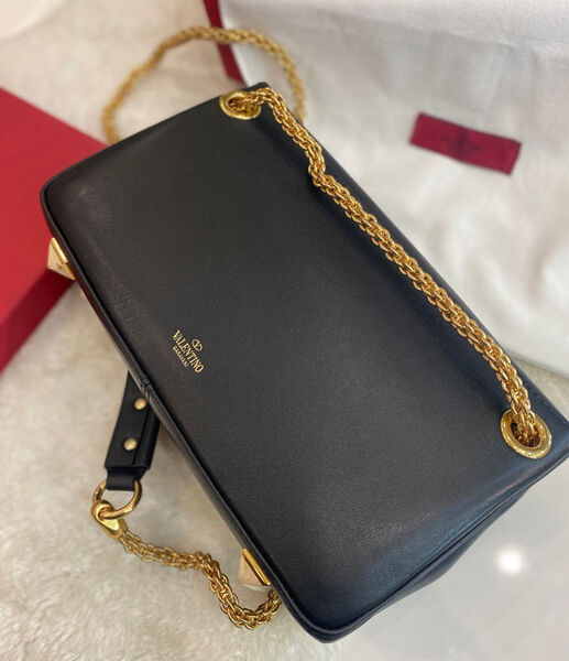 Сумка Valentino женский кожа черный 98736-3