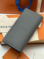 Мужской портмоне Louis Vuitton мужской кожа графитовый 107701-3