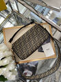Сумка Fendi Baguette женский текстиль 97626-4