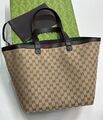Сумка Gucci женский канва бежевый 197077-1