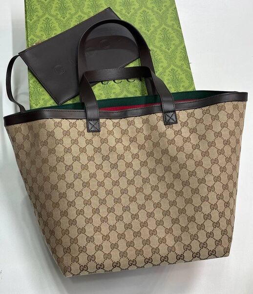 Сумка Gucci женский канва бежевый 197077