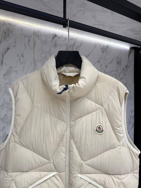Мужской жилет Moncler мужской белый 200688-4
