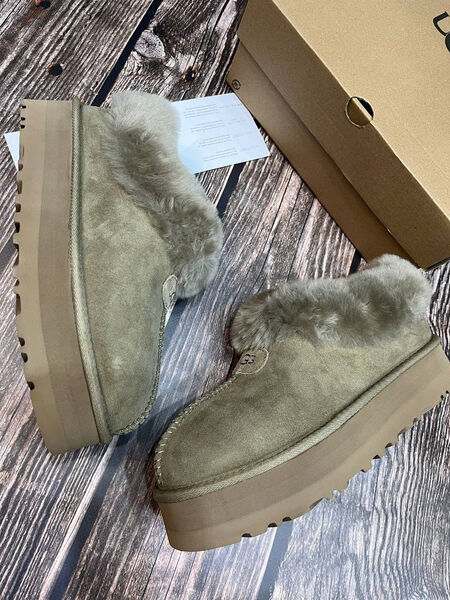 Угги Ugg женский замша графитовый 130180-3