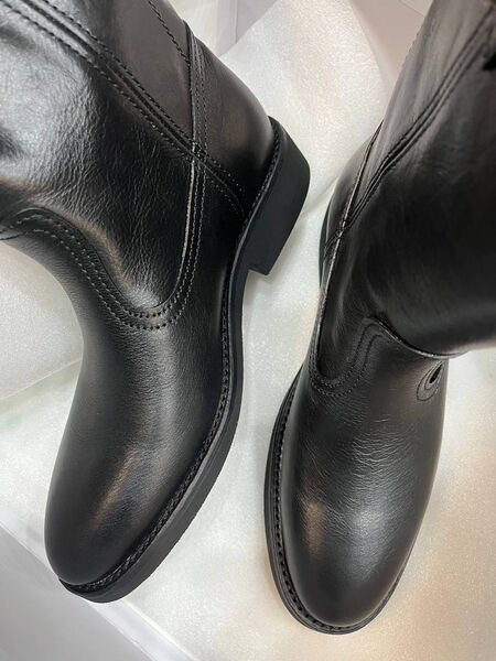 Сапоги Golden Goose женский кожа черный 162708-4