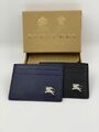 Футляр для карт Burberry мужской кожа синий 86072-2